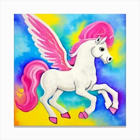 Pegasus Painting Canvas Print