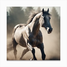 Horse Galloping 15 Canvas Print