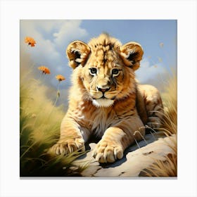 Lion 3 Canvas Print