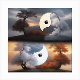 Yin Yang 4 Canvas Print