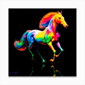 Kleurrijk Paard  Canvas Print