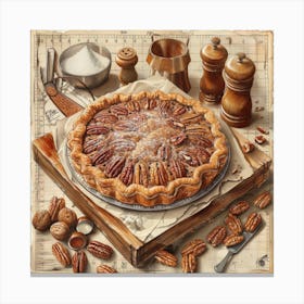 Pecan Pie Canvas Print