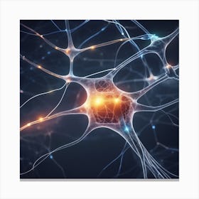 Neuron Stock Photos & Royalty-Free Footage Canvas Print