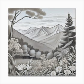 Mountain View Canvas Print