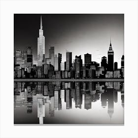 New York City Skyline 29 Canvas Print