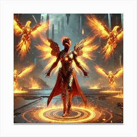 Kaida Ashheart Phoenix Guard Canvas Print