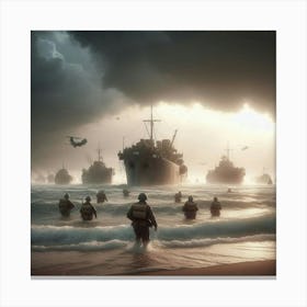 Call Of Duty 1 Canvas Print