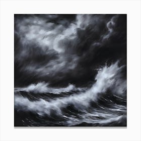 Stormy Seas 1 Canvas Print