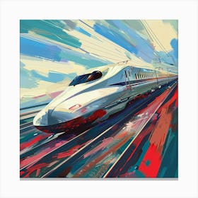 High Speed Train 6 Canvas Print