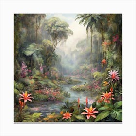 Rainforest landscape 7 Canvas Print