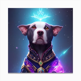 World Of Warcraft Dog Canvas Print