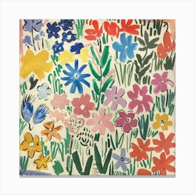 Flowers Painting Matisse Style 9 Canvas Print
