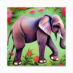 Beautiful Elephant 1 Canvas Print