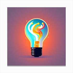 Light Bulb Canvas Print