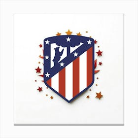 Atlético de Madrid Logo Wall Art 1 Canvas Print