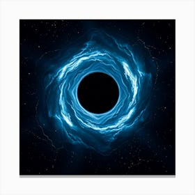 Black Hole In Space Canvas Print