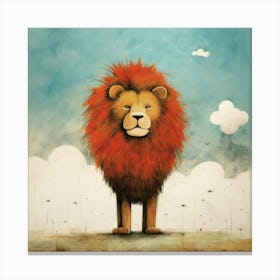 Cute Lion 1 Canvas Print