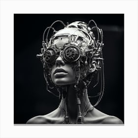 Futuristic Woman 14 Canvas Print