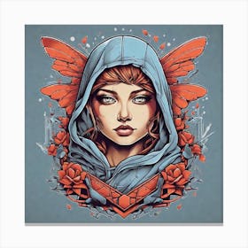 Fairy With Wings Canvas Print