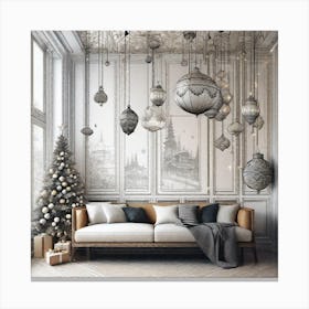 Christmas Room Decor Canvas Print