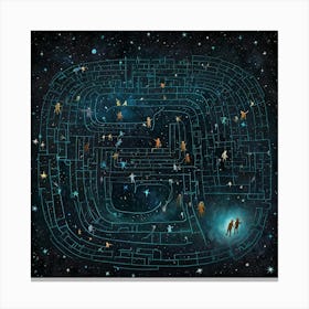 Labyrinth 14 Canvas Print