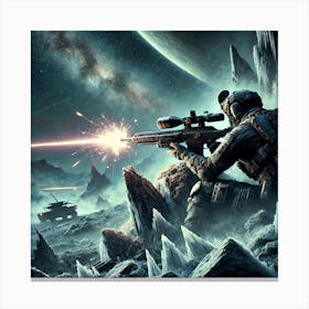 Voidborn Sniper Shadow Strike Ability Canvas Print