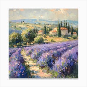 Lavender Field 5 Canvas Print