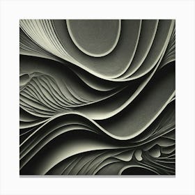 Organic Monochromatic_#1 Canvas Print