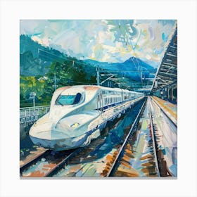 Bullet Train 3 Canvas Print