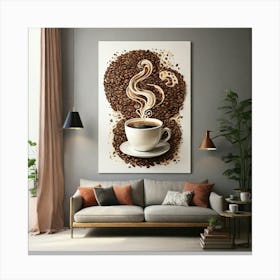 Coffee Beans Canvas Art Canvas Print