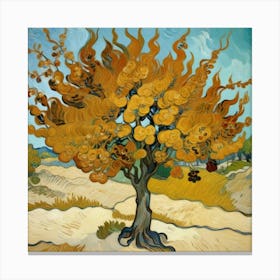 Mulberry Tree, 1889 By Vincent Van Gogh Art Print Canvas Print