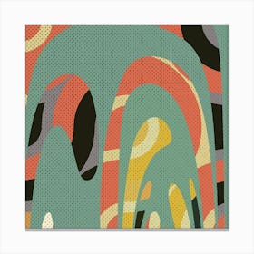 Abstract Painting Backdrop Canvas Print