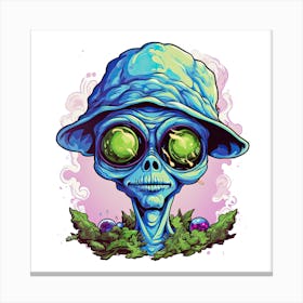 Alien Skull Canvas Print