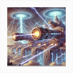 Ionosphere Ionis Leviathan Railguns Converted Canvas Print