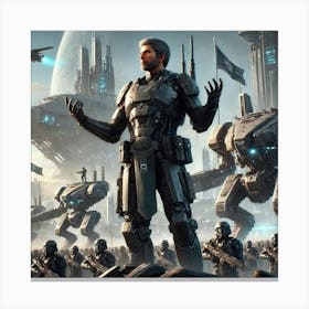 Premier Gregor Yurov Sci Fi Canvas Print