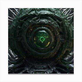 Alien Sphere Canvas Print