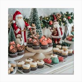 A Photo Of A Christmas Dessert Table Wit Sdhfve1lqu6sno E7izaqg H3nbq2sxrdijddcia 7ofw Canvas Print