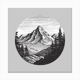 Mountain Range Canvas Print