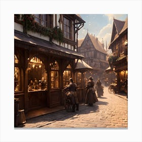 Street Scene Canvas Print