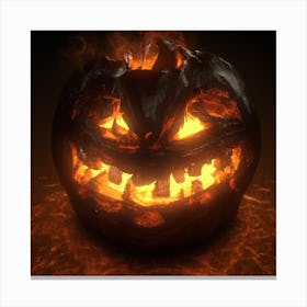 Halloween Pumpkin Canvas Print