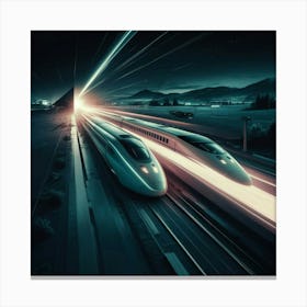 High Speed Train 16 Canvas Print