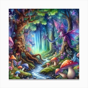 Fairy Forest 1 Canvas Print