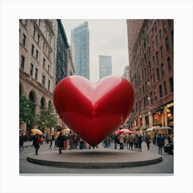 Heart Stock Videos & Royalty-Free Footage 3 Canvas Print