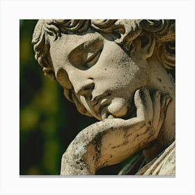 Statue Of A Woman Canvas Print