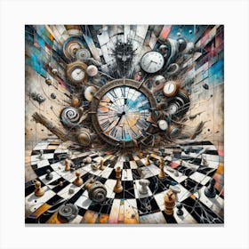 Cacophony of the Divided: Through the Looking Glass Canvas Print