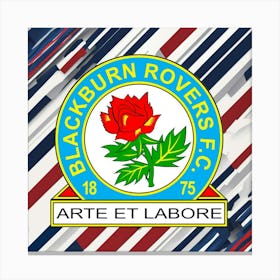 Blackburn Rovers F.C Logo Wall Art 21 Canvas Print