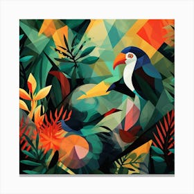 Tropical Toucans Canvas Print