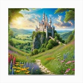 Cinderella Castle 10 Canvas Print