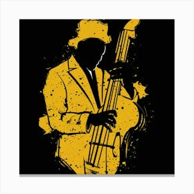 Jazz Musician Canvas Print