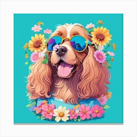 Lucky Cocker Spaniel Canvas Print